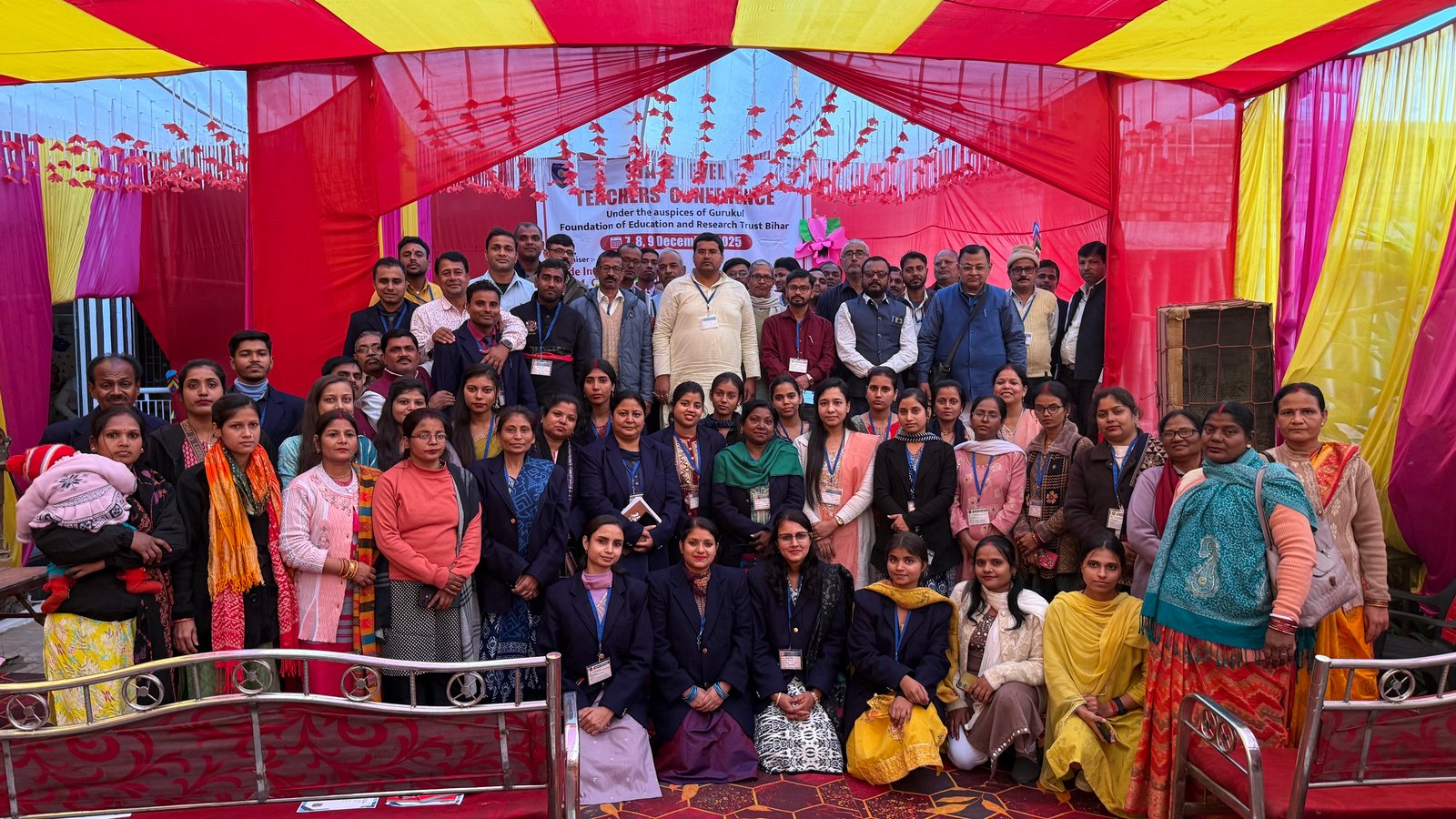 Group photo at a campaign